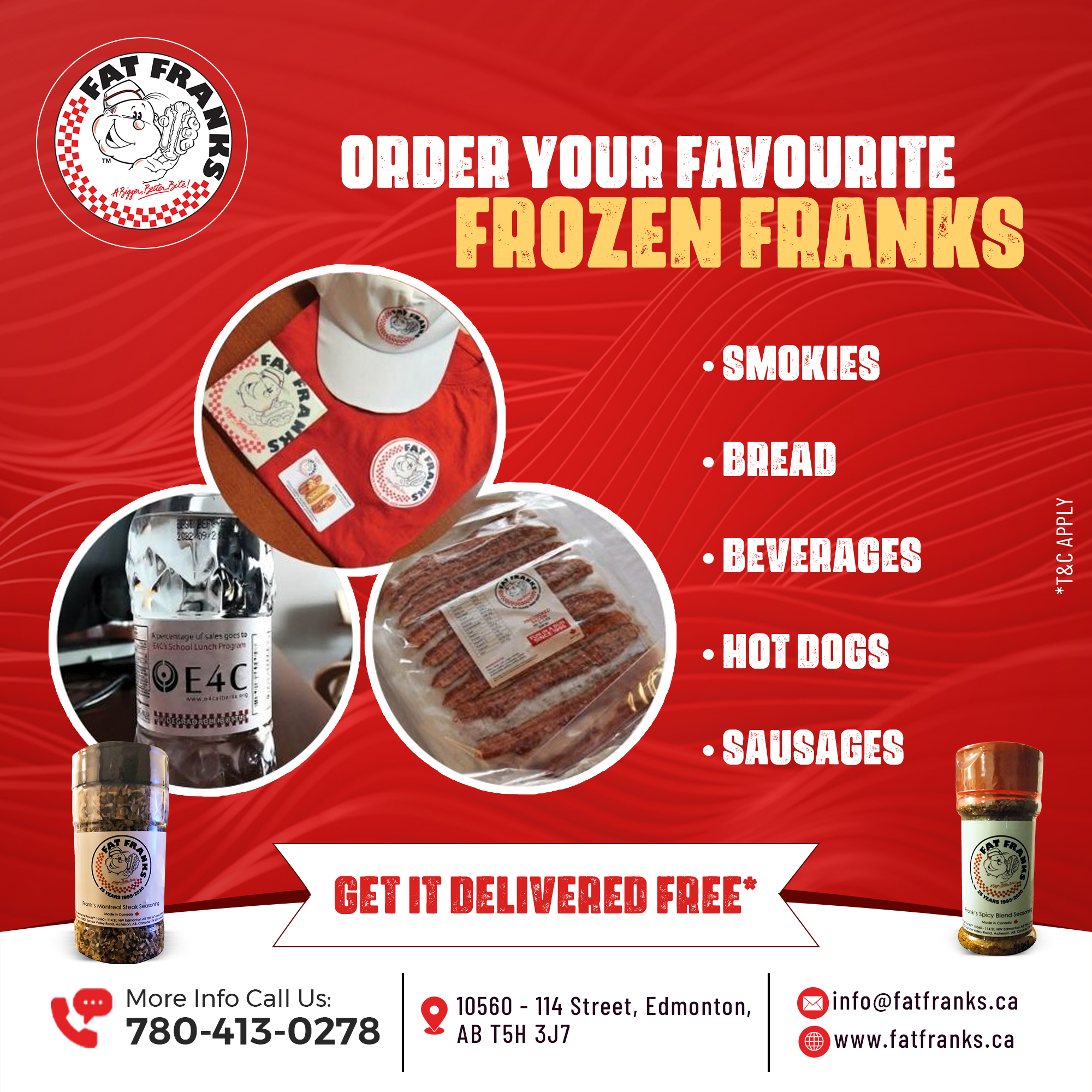 Frozen Franks- Bulk Orders!